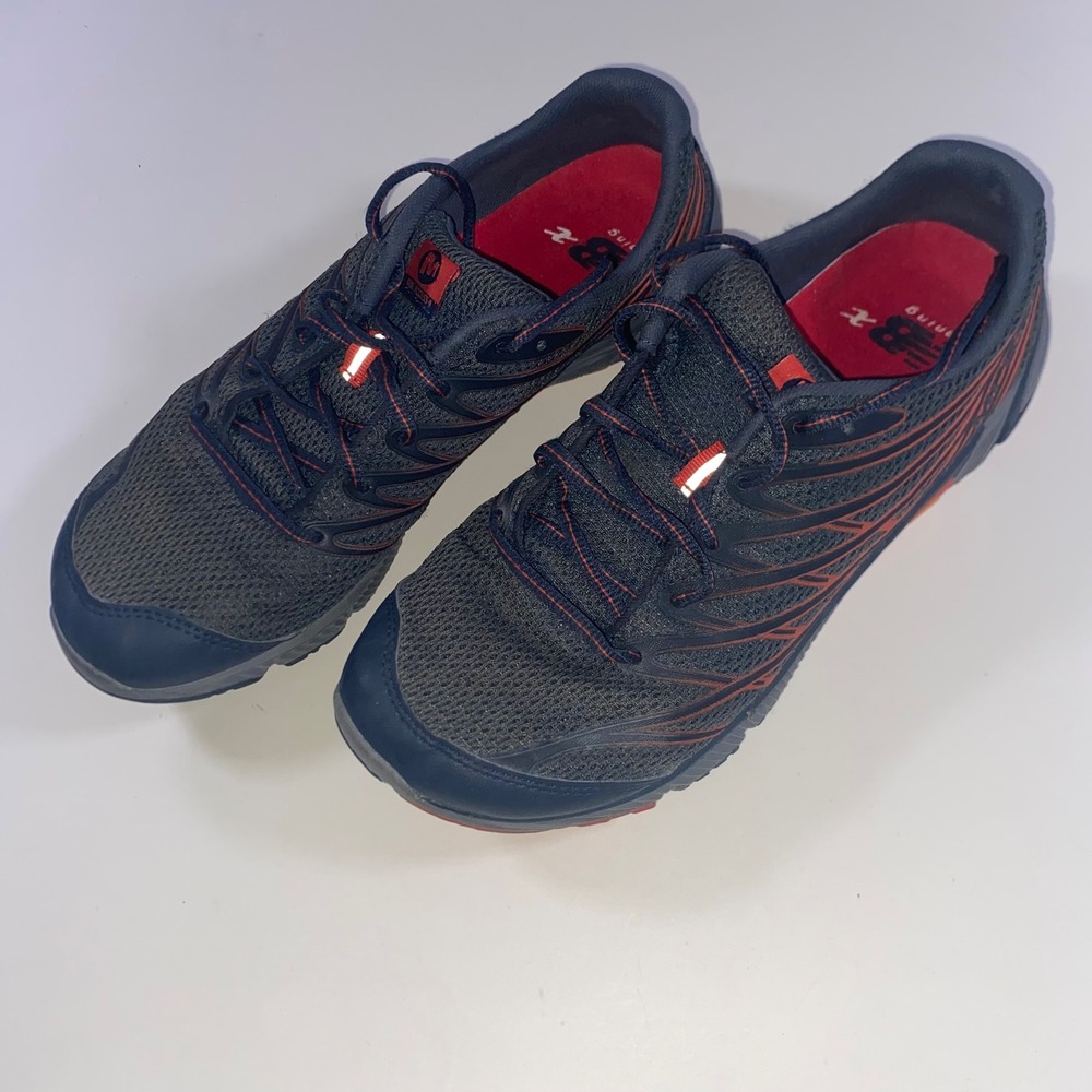 Merrell Bare Access 4 Mens 9.5 Navy Spice Orange Trail Running Shoes J305181